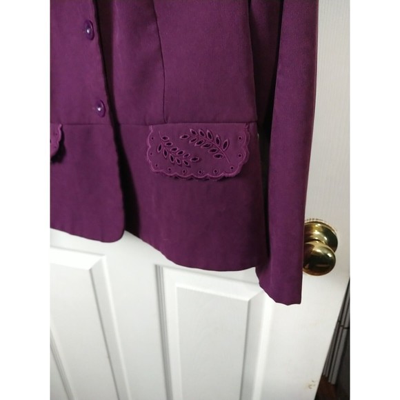Studio I Purple Blazer - Picture 7 of 15